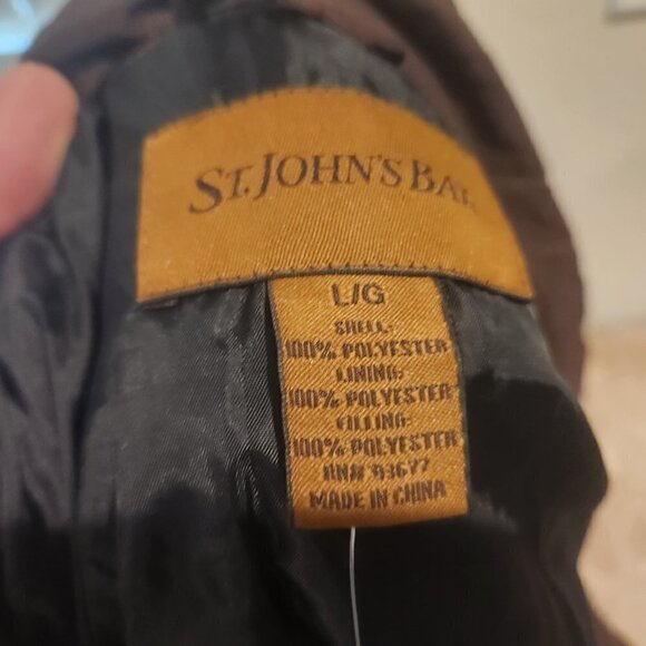 St Johns Bay NWT Brown Puffer Jacket. EXCELLENT CONDITION! Size L - Picture 11 of 12
